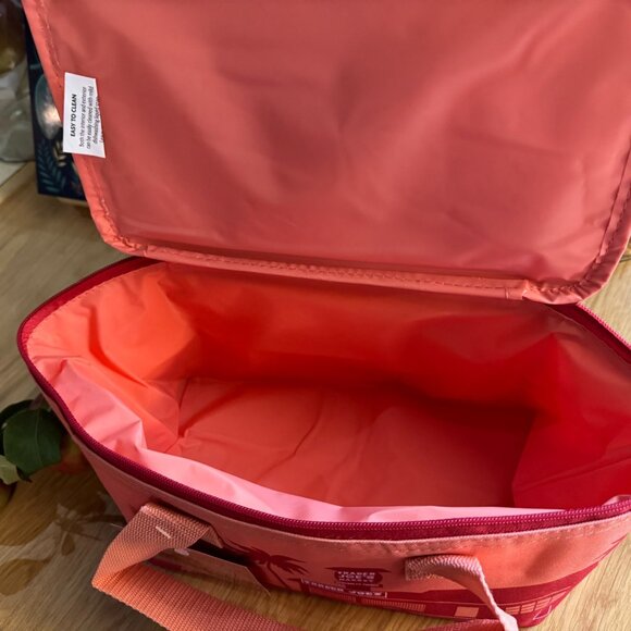 TRADER JOE's 2025 Mini Insulated Reusable Tote Bag, Peach - Picture 10 of 16